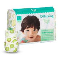 Подгузники Offspring Hairykiwi размер L 9-13 кг 36 шт Фото