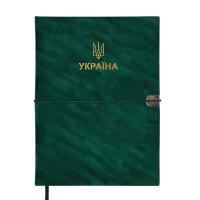 Еженедельник Buromax датированный 2026 PATRIOT VELOUR, А5 зеленый Фото