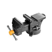 Тиски Tolsen поворотные 100 мм 15кН с наковальней ПРОФИ Фото