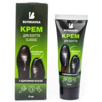 Крем для взуття Blyskavka Коричневий 75 мл Фото