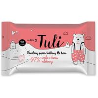 Туалетная бумага Luba Tuli Увлажненный для детей Клубника 50 шт. Фото