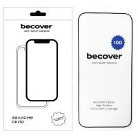 Скло захисне BeCover Apple iPhone 16 Pro Max 10D Black Фото