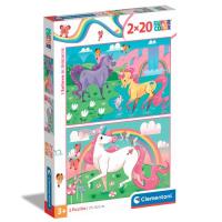 Пазл Clementoni I Believe in Unicorns 2 шт по 20 элементов Фото