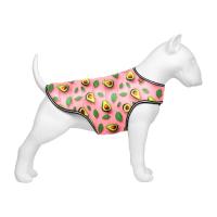 Курточка для животных WAUDOG Clothes Накидка Авокадо на розовом XL Фото