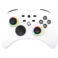 Геймпад GamePro GPX13W 2.4G/BT 5.1/USB/PC/iOS/Android RGB White Фото