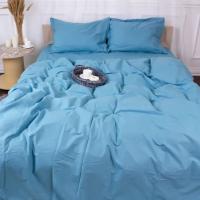 Постельное белье MirSon Poplin Line 067 Green wave 110x140 Фото