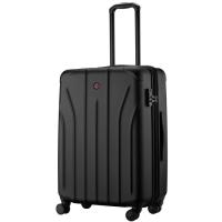 Валіза Wenger Oryson, середня, пластик, 4 колеса, чорна Фото