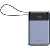 Батарея універсальна Canyon 20000mAh OnPower 600 PD/65W built-in cable Dark Gr Фото