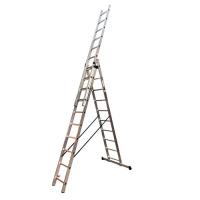 Лестница GTM 3-секции, раскладная, 3*10ст. 2,72-6,5м Фото