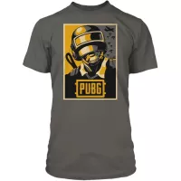 Футболка Jinx PUBG - Hope Poster Premium Tee Charcoal, L Фото