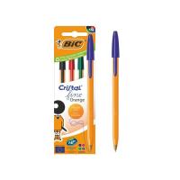 Ручка масляная Bic Оранж, ассорти, 4 шт Фото