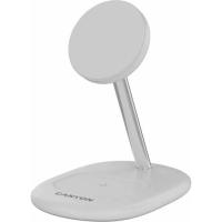 Зарядное устройство Canyon wireless charger WCS-205 15W Qi2 2in1 White Фото