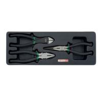 Набор инструментов Toptul шарнирно-губцевых 3шт., в ложементе Фото