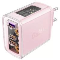 Зарядное устройство Acefast 3xUSB 65W (2xUSB-C+USB-A) Gan A45 Fast Charger Che Фото