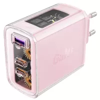 Зарядний пристрій Acefast 3xUSB 65W (2xUSB-C+USB-A) Gan A45 Fast Charger Che Фото