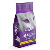 Наполнитель для туалета Catfun бентонитовый с ароматом лаванды 5 л Фото