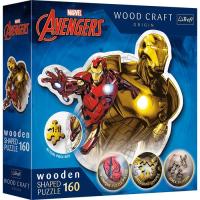 Пазл Trefl Wooden Marvel Heroes Отважный железный человек 160 Фото