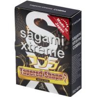 Презервативы Sagami Xtreme Tapered Shape Cobra 3 шт. Фото