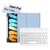 Чехол для планшета BeCover with keyboard Apple iPad Mini 7 2024 Light Blue Фото