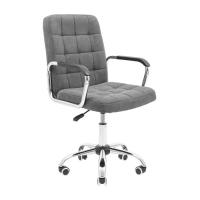 Офисное кресло Richman Брукс Хром Пиастра Темно-серое Фото