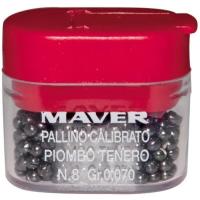 Грузило Maver набір Pallini Supercalibrati Teneri 10 (0.040g) Фото
