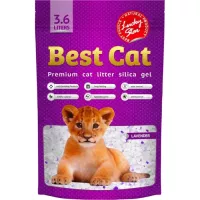 Наповнювач для туалету Best Cat Силікагелевий Purple Lawender 3.6 л Фото