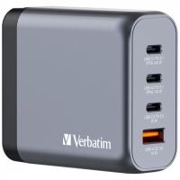 Зарядное устройство Verbatim GaN 140 W 4 ports (2xUSB-C-140 W,USB-C 20 W /USB-A Фото