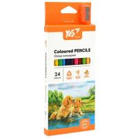 Карандаши цветные Yes Orange Line 24 кольорів з точилкою Фото