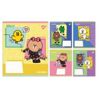 Зошит Yes Line Friends Funny А5 12 аркушів коса лінія Фото