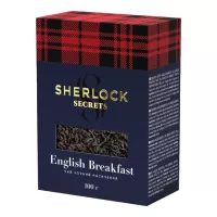Чай Sherlock Secrets English Breakfast чорний листовий 100 г Фото