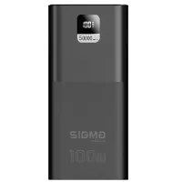 Батарея универсальная Sigma X-power SI50A6QLX 50000mAh, PD/100W, LED, cable 10 Фото