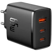 Зарядний пристрій Baseus Cube Pro Fast Charger 2C+U 65W black Фото