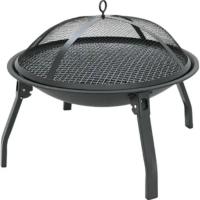 Гриль-барбекю Voltronic круглий 55х28 см Black Фото