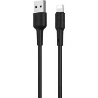 Дата кабель BOROFONE USB 2.0 AM to Lightning 1.0m 2.4A silicone BX30 bl Фото