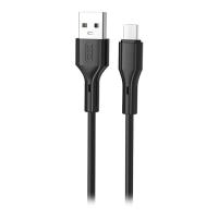 Дата кабель XO USB 2.0 AM to USB-C 1.0m black Фото