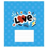 Тетрадь Школярик Love 12 листов клетка Фото