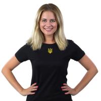 Футболка Sol's Imperial Women 190 Тризуб чорний S Фото