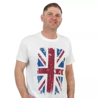 Футболка Sol's Regent 150 Great Britain Flag білий L Фото