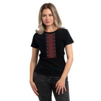 Футболка Sol's Regent Women Вишиванка вертикально чорний XL Фото