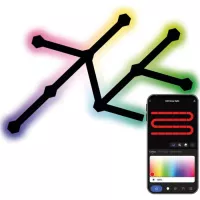 Світильник EMOS ZIW269R LINES 9шт. 34 Вт, RGBIC, WIFI black Фото