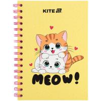 Блокнот Kite на спирали A5 Cute 1, 80 листов, клетка Фото