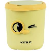 Кошик для паперів Kite Настільний контейнер для сміття, жовтий Фото