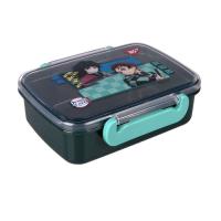 Ланч-бокс детский Yes Demon Slayer 420 мл зелений Фото