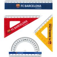 Линейка Kite набор: линейка 15 см, 2 угольника, транспортир FC Фото