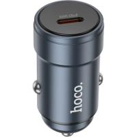 Зарядное устройство HOCO Z57 USB-C PD30W car charger metal gray Фото