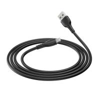 Дата кабель BOROFONE USB 2.0 AM to Lightning 1.0m 2.4A black Фото