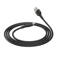 Дата кабель BOROFONE USB 2.0 AM to Lightning 1.0m 2.4A black Фото