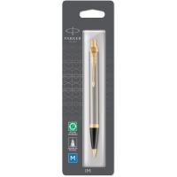 Ручка шариковая Parker IM 17 Brushed Metal GT BP блистер Фото