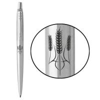 Ручка шариковая Parker JOTTER 17 UKRAINE SS CT BP Трезубец из колосков Фото
