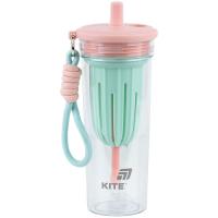 Пляшка для води Kite 650 мл, рожево-зелений Фото